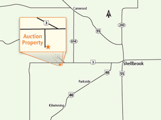 Shellbrook Area Map