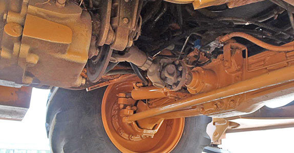 Verify axle configuration during the inspection